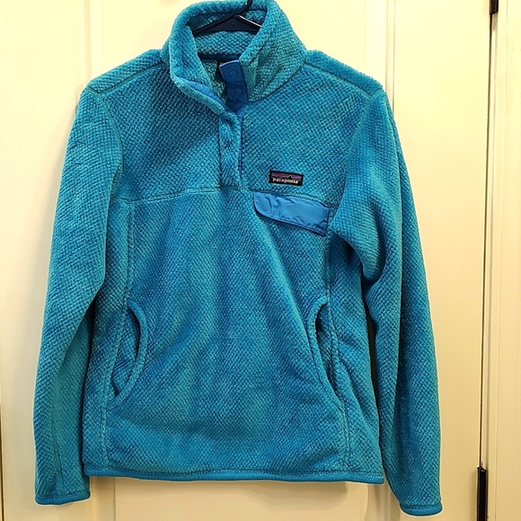Patagonia Jackets & Blazers - EUC Patagonia Women's/Girl's Synchilla Pull Over Fleece, Blue/Blue, Small
